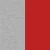 Gris Melange-Rojo